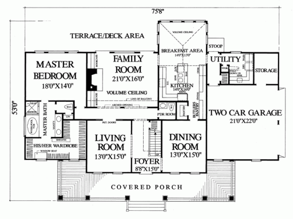 William E Poole Designs Bayou Cottage