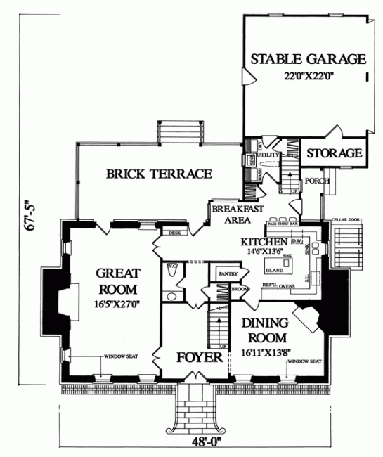 William E Poole Designs Eighteenth Century House