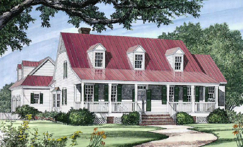 William E Poole Designs Carolina  Coastal Cottage