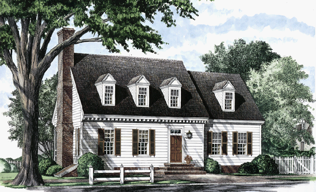 William E Poole Designs Colonial Cottage William E Poole Designs Inc 